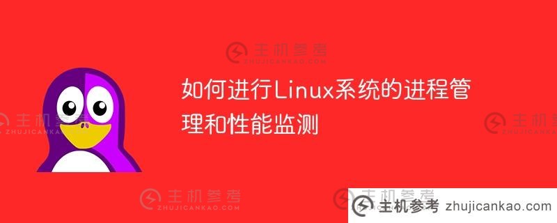 如何进行linux系统的进程管理和性能监测