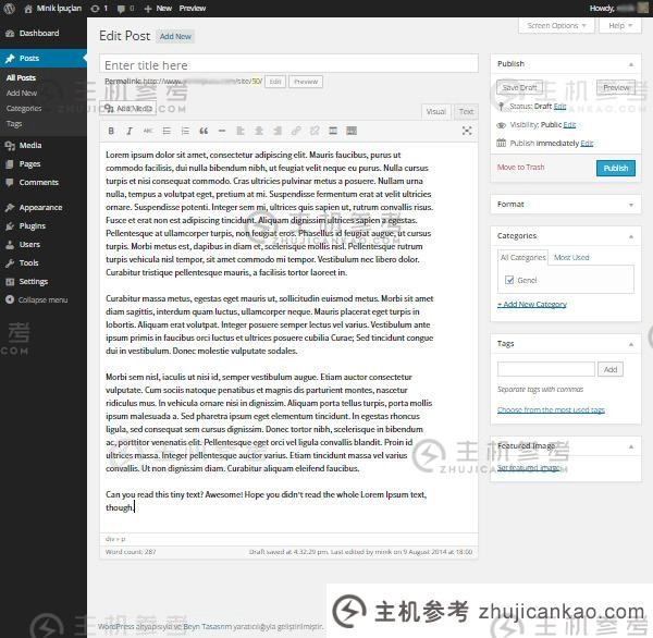 WordPress 4.0：内容丰富的手册