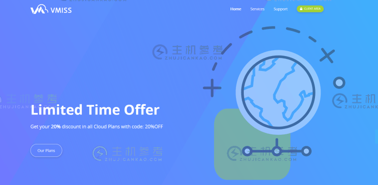 最新VMISS优惠码 可选香港国际线路及韩国日本美国等便宜VPS方案