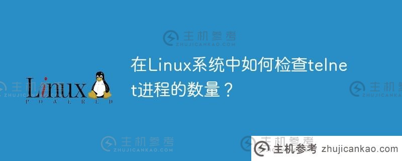 在linux系统中如何检查telnet进程的数量？