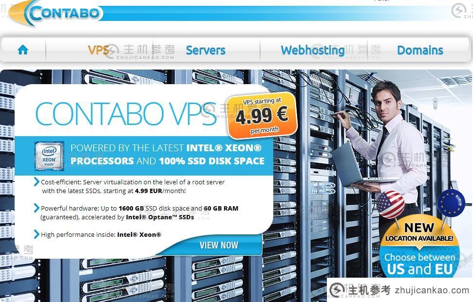 Contabo美国VPS推荐介绍 - 大硬盘VPS/无限流量
