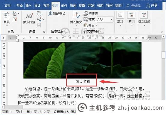 实用word技巧分享:如何给图片添加题注(Word文档给图片添加题注)