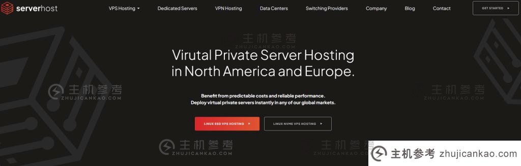 ServerHost 美国 VPS: $3.5/月- 6GB/60GB/1Gbps无限流量/洛杉矶、达拉斯等7个机房