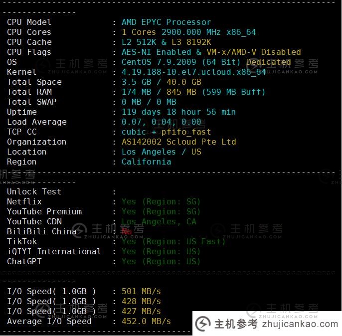 SurferCloud SurferCloud 洛杉矶轻云 VPS 分享您的评论怎么样？