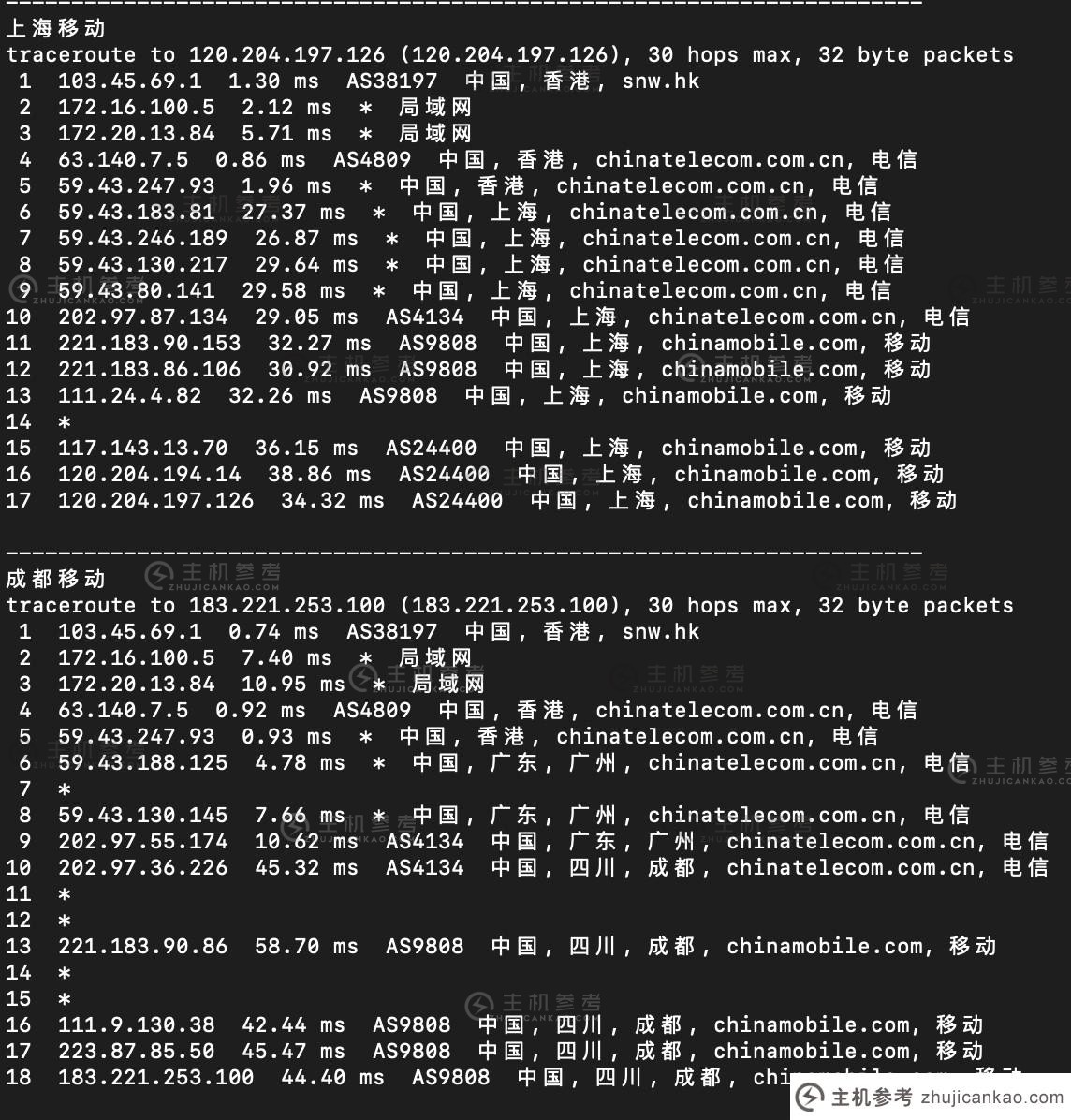 触云香港 VPS 路由线路回程渲染 3