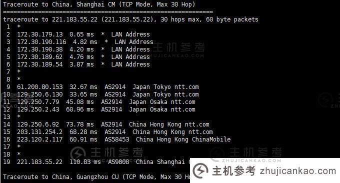 Ucloud韩国VPS移动返回