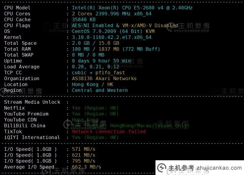 ReCloud主机评测：香港新路段【k6】2c4g 2G无限流量香港新路段 | HE+HKIX（流媒体解锁）香港原生IP解锁香港奈飞/Youtube/迪士尼