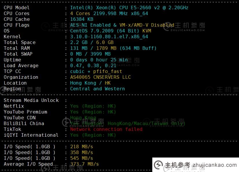 VoLLcloud 你觉得怎么样？VoLLcloud香港CMI VPS评测：香港本土IP、奈飞/迪士尼解锁，三网直连，回归成三王CMI，网络延迟84.9ms