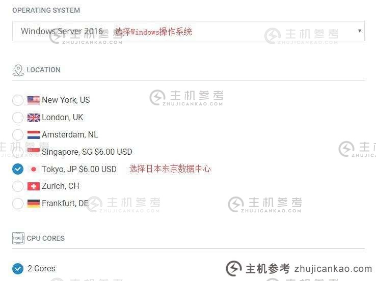 日版Windows VPS -配置选择
