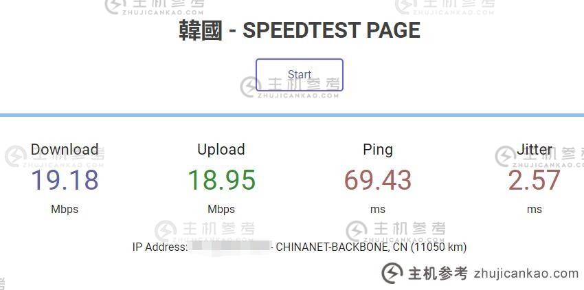 ZJI韩国服务器【k6】CN2 GIA线路延迟详细介绍