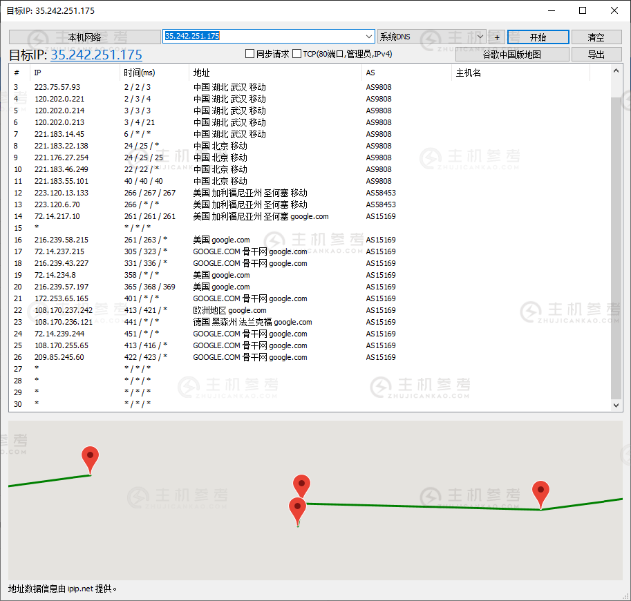 谷歌云移动线路绕路情况大调查，玩个蛇啊。（多图）