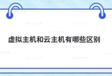 虚拟主机和云主机有什么区别?_主机参考