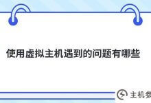 使用虚拟主机会遇到哪些问题(使用虚拟主机会遇到哪些方面的问题)_主机参考