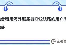 适合租用cn2线海外服务器(美国CN2独立服务器)的用户有哪些?_主机参考