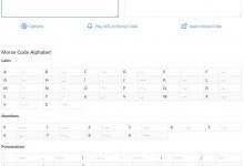 莫尔斯密码转换器，莫尔斯密码转换表在线(莫尔斯密码在线转换)_主机参考