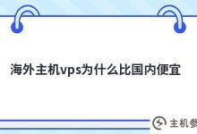 为什么海外vps比国内便宜(为什么美国vps主机受欢迎)_主机参考