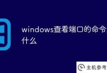 windows查看端口的命令是什么(windows查看服务端口命令)_主机参考