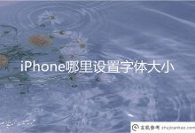 iPhone的字体大小在哪里设置?苹果手机字体大小怎么设置(苹果手机字体大小怎么设置)_主机参考