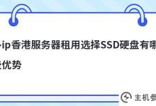 多ip香港服务器租赁选择SSD硬盘有什么优势?_主机参考