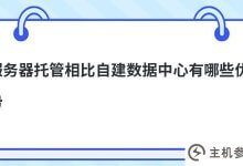 服务器托管相对于自建数据中心有什么优势(厂商服务器托管的优缺点)_主机参考
