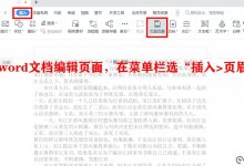 在word中设置页眉页脚的方法(在Word中设置页眉页脚的操作)_主机参考