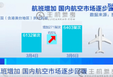 大数据看复工复产:国内航空市场回暖 旅游业恢复加快_主机参考